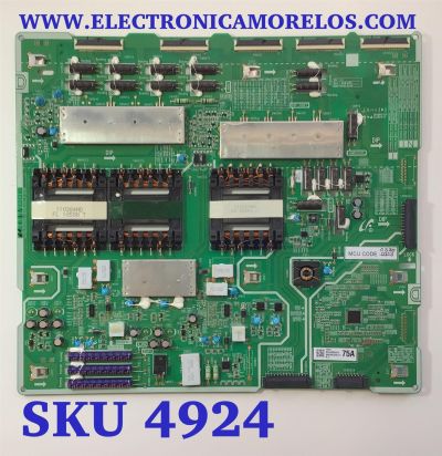LED DRIVER PARA  TV SAMSUNG / NUMERO DE PARTE BN44-00945A / L75S9NAQ_NHS / BN4400945A / AM5RK3E0113 / PANEL CY-TN075FLAV4H / MODELO QN75Q9FNAFXZA